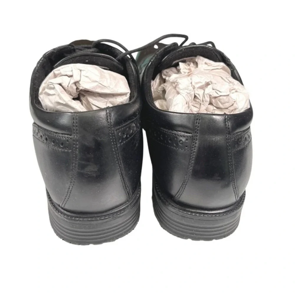 Rockport 9 Black Leather Wingtip‎ Oxfords Waterproof Essential Details V73842
